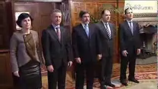 El lehendakari recibe el embajador de Brasil