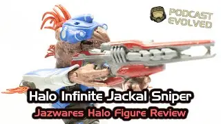 Halo Infinite Jackal Sniper 3/34 Inch Figure Review | Jazwares 'World Of Halo'