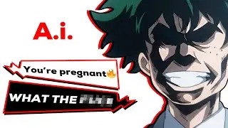 Sending Deku ai Pregnant Fanart of Him Until He Crashes Out 😭🙏
