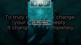To truly repent is to change your mind so deeply it changes you completely