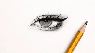 How to draw realistic eye ||Easiest sketch||step by step #2026 | #youtube #video #eyedrawing 