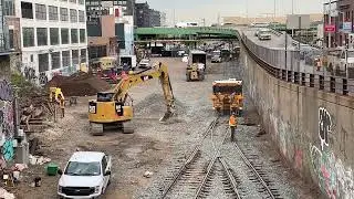 South Brooklyn Railway (SBK) Track replacement.