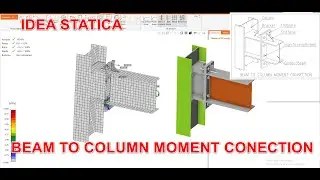 COLUMN TO BEAM RIGID PLATE CONECTION IN IDEASTATICA