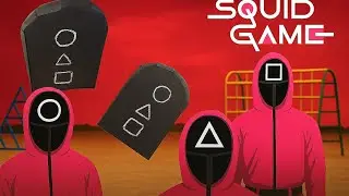 how to make flying stone squid game | DIY biseokchigi squid game