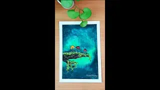 How to Paint Magical Glowing Mushrooms | Step-by-Step  Painting Tutorial