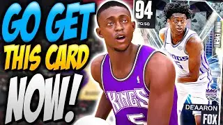 MAIN EVENT DIAMOND DE'AARON FOX GAMEPLAY! BEST CARD YOU CAN GET THATS' NOT A PINK DIAMOND!