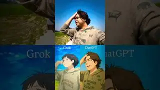 Ghibli art 🖼️ ChatGPT Vs Grok #shorts #ghibli #trending #chatgpt #grok #ai #anime