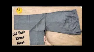 Diy Idea From Old Pant // Old pant Reuse Idea // Baby frock design // sewing idea by Reuse Ideas