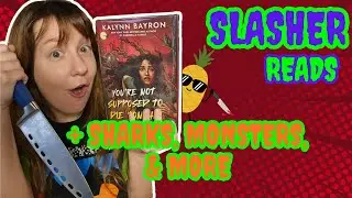 Summer Reading Vlog 🌞 Horror Books, Summer Camp Slashers, Shark Attack Books, Romance & MORE