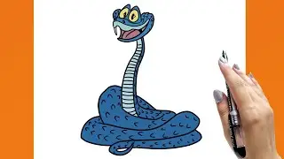 How to draw Gary De'Snake from Zootopia 2 - Step by Step