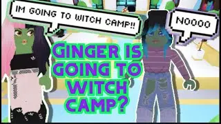 Ginger the Witch's life.....|Adopt me roleplay ~The husky and dragon girl~