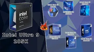 Intel Ultra 9 285K | 35 Benchmarks | Charts | Core i9 14900K vs 13900K vs 12900K vs 11900 vs 10900K