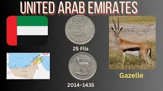 United Arab Emirates. 25 Fils common Coin. Year 2014. #numismatics #coin #coincollecting
