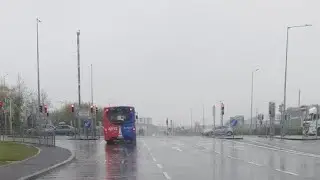 Toyota Aygo Drive around Dublin Ireland🇮🇪 Today 16 April 2024 15:10 pm