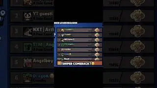 Sniper comeback!🥹😈🔥@Sniperbs_ #brawlstars #shorts #fyp