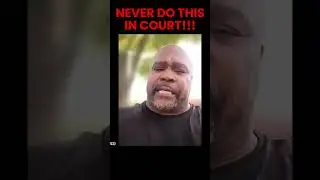 Defendant LOSES it  BIG Time In Court...NEVER DO THIS!
