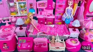 13 Minutes Satisfying with Unboxing Barbie Family Playset, Cute Doll Toys ASMR | Review Toys