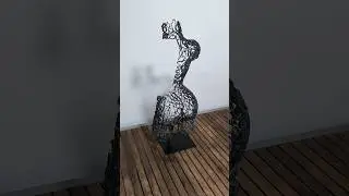 Metal Sculpture, Modern Art of Women