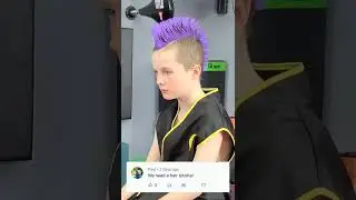 Hawk's Hair Done in 30 Seconds #cobrakai #hawk #shorts
