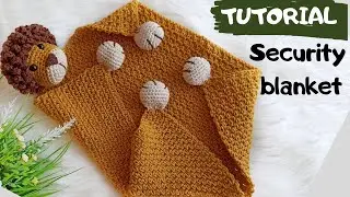 Baby security blanket crochet tutorial