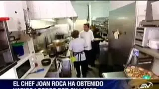 Joan Roca, considerado uno de los mejores chefs del mundo, est&aacute; en Guayaquil