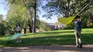 blinding lights flag routine