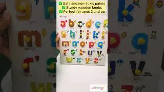 Make learning fun with our safe and eco-friendly wooden toys 🧩