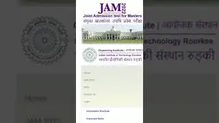 IIT JAM 2022 admit card released.# All the best all of you#