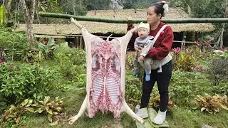 Traditional Black Pork Preservation for 365 Days | Homemade Blood sausage Pork Dinner