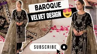 Baroque 🌹 Embroidered Velvet 2022 😍 Wedding Dress | Master King Replica  #baroque
