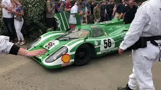 Ford GT40 P1075 + Porsche 917 at Goodwood FOS 2019!