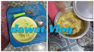 Dawat Vlog Chiken Dum Biriani Bhaga Re Baingan Ka Salan Indian Mom Daily vlogs 💖 💓 
