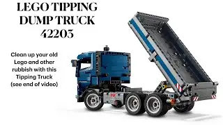 LEGO TIPPING DUMP TRUCK - 42203 - Full Build and Review
