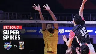 Super Spikes | Match 28 | Mumbai Meteors vs Chennai Blitz | PVL Season 3
