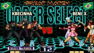 KBECINHA vs BENI X FT20 MAESTROS DE BRASIL SHOW MATCH KOF 2002