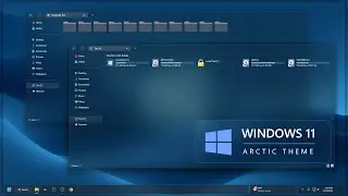 Windows 11 Arctic Theme &ndash; Cool & Clean Desktop Customization Setup!