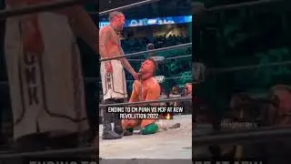 CM Punk vs MJF Dog Collar Match at AEW Revolution 2022      #shorts #cmpunk  #aewrevolution2022