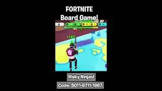 FORTNITE BOARD GAME!  Risky Ninjas!