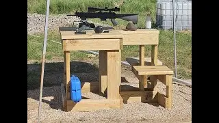 Building a shooting bench.