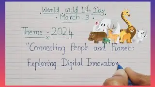 Essay on World Wild Life Day 🌍|Interesting lines|Knowledge |English |