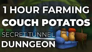 FARMING SECRET TUNNEL FOR 1 HOUR 😲 HOW MANY COUCH POTATOES AND JEWELS CAN I GET❓ | 🧙&zwj;♂️#Wizard101✨