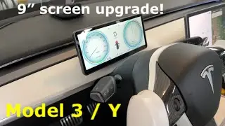 Новый модернизированный центральный экран с диагональю 9 дюймов для Tesla Model 3 / Y от Hansshow!