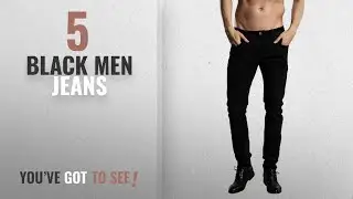 Top 10 Black Men Jeans [ Winter 2018 ]: ZLZ Slim Fit Jeans, Men's Younger-Looking Fashionable