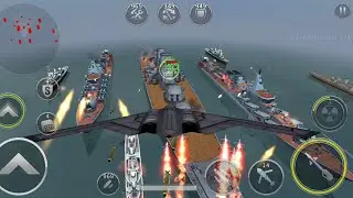 Gunship Battle: B-2 SPIRIT with special weapon guided missile.