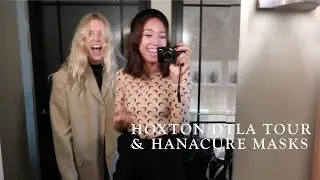 VLOG | Hoxton DTLA Room Tour & Hanacure Mask Review