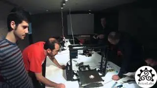 TAZ 4 unboxing, set & print - LulzBot hackerspace giveaway
