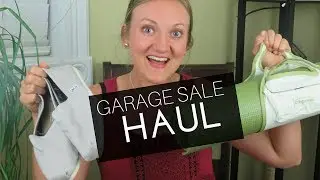 GARAGE SALE HAUL | SO MUCH STUFF! | STORAGE AND TOMS