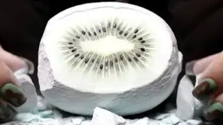 Crisp Crushing Gym Chalk Fruit 🥝 | Mass Crush | Sleep Aid | Oddly Satisfying