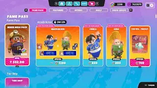 *NEW* Fall Guys Pack in Item Shop - Miner Mole & Street Fighter