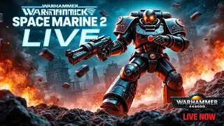 FOR THE EMPEROR! 🔥 Space Marine 2 Live Gameplay [PART 1] #worldofrtx #spacemarine2 #warhammer40k